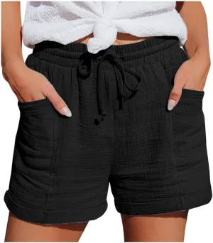 LCMTWX Shorts for Women Casual Pants High-Waist Sports Loose Shorts Casual Fashion Pants Shorts for Women Denim Shorts