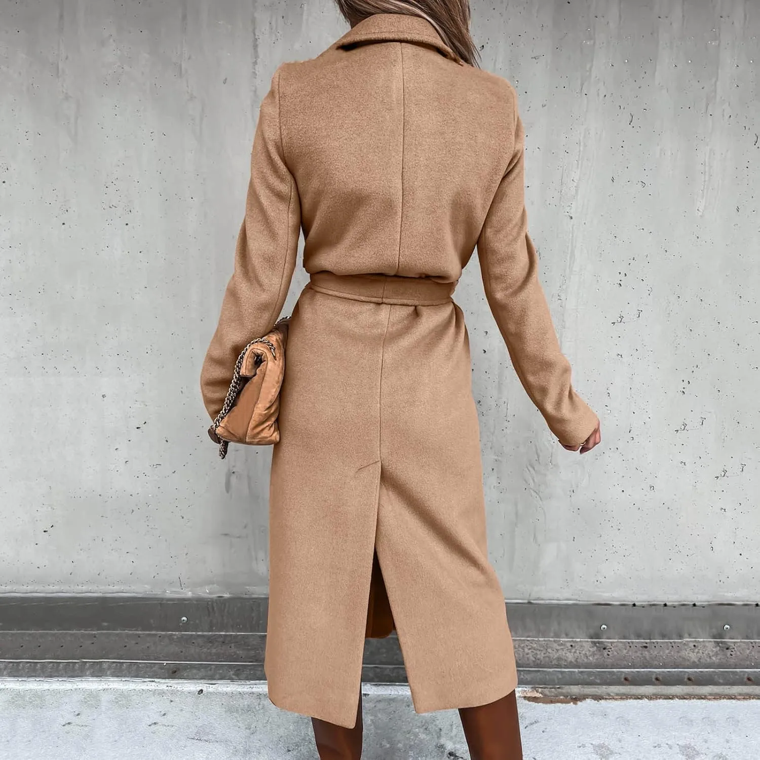 LCMTWX Winter Coat Women Long Suit Collar Printed Pocket Jacket Womens Winter Coats Trench Coat Women Coats for Women