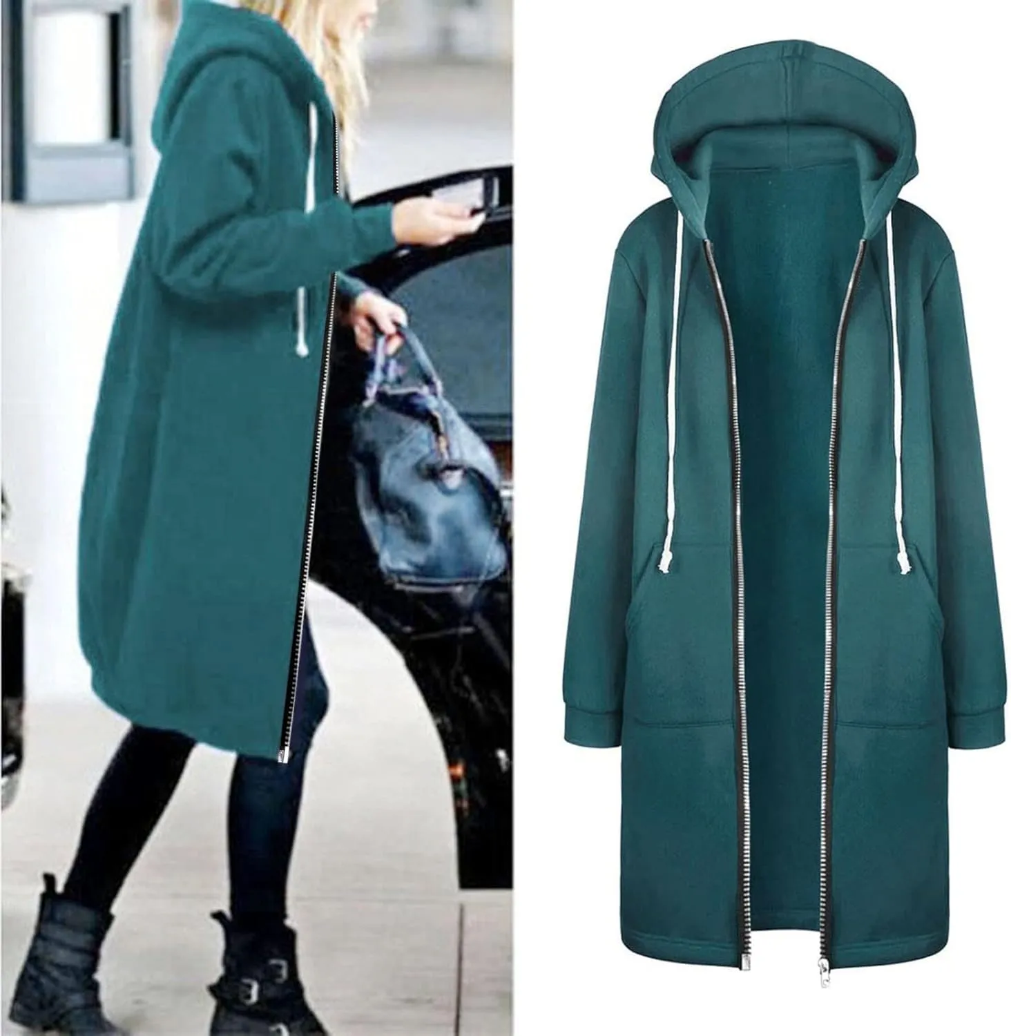 LCMTWX Women's Coats Basic Long Jacket Coat Womens Elegant Windbreaker Wild Winter Women's Coat Coats for Women Trendy