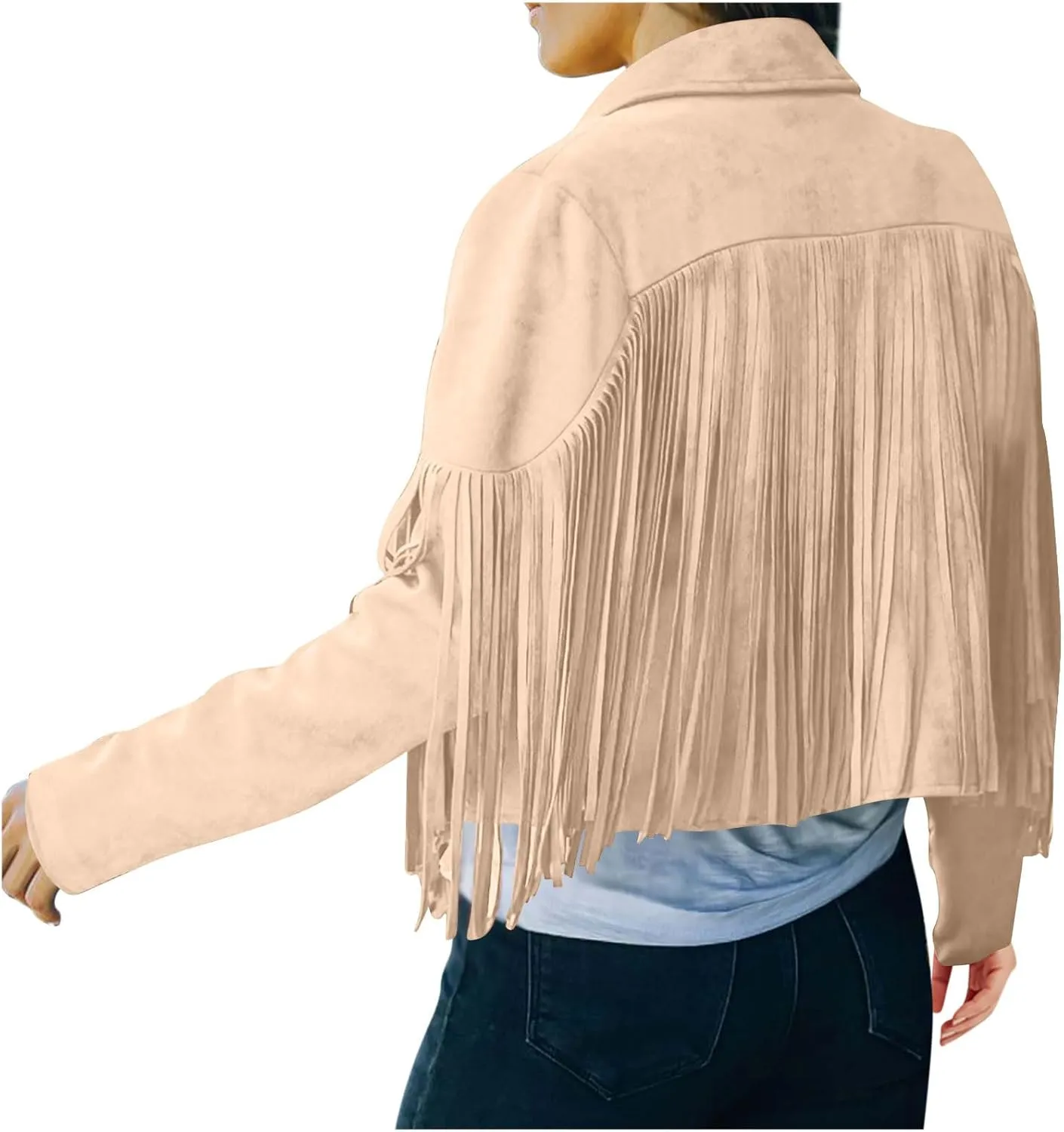Leather Jacket Women Faux Suede Leather Jacket Zip Up Motorcycle Jacket Open Front Coat Cropped Jacket Vintage Coat