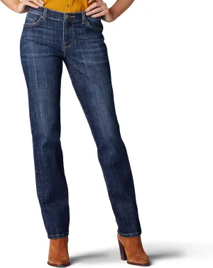 Lee Women's Petite Relaxed Fit Straight Leg Jean