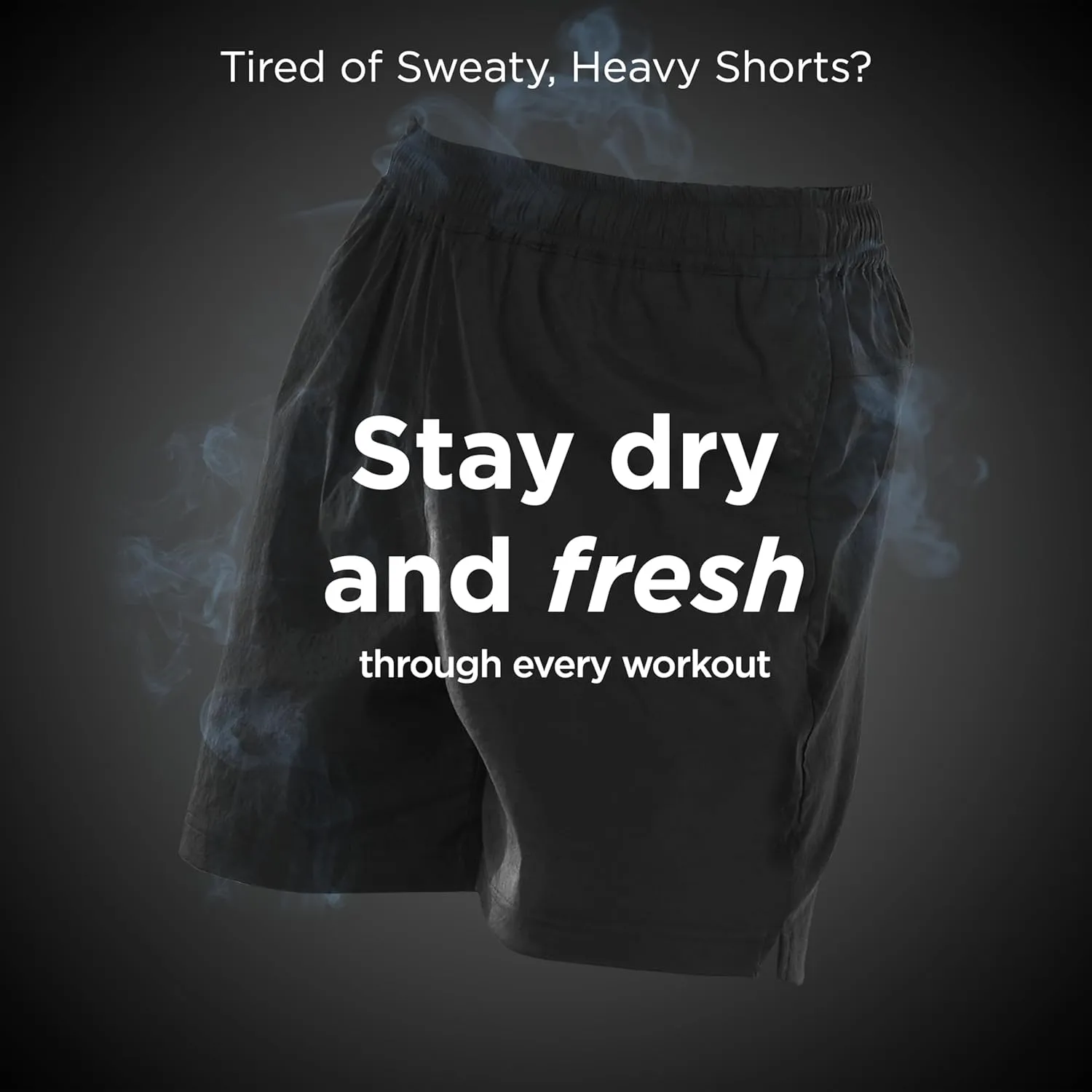 LESTE Active Shorts – Quick Dry Workout Shorts, Lightweight Running & Athletic Shorts for Gym, Hiking, Training, Water Sports