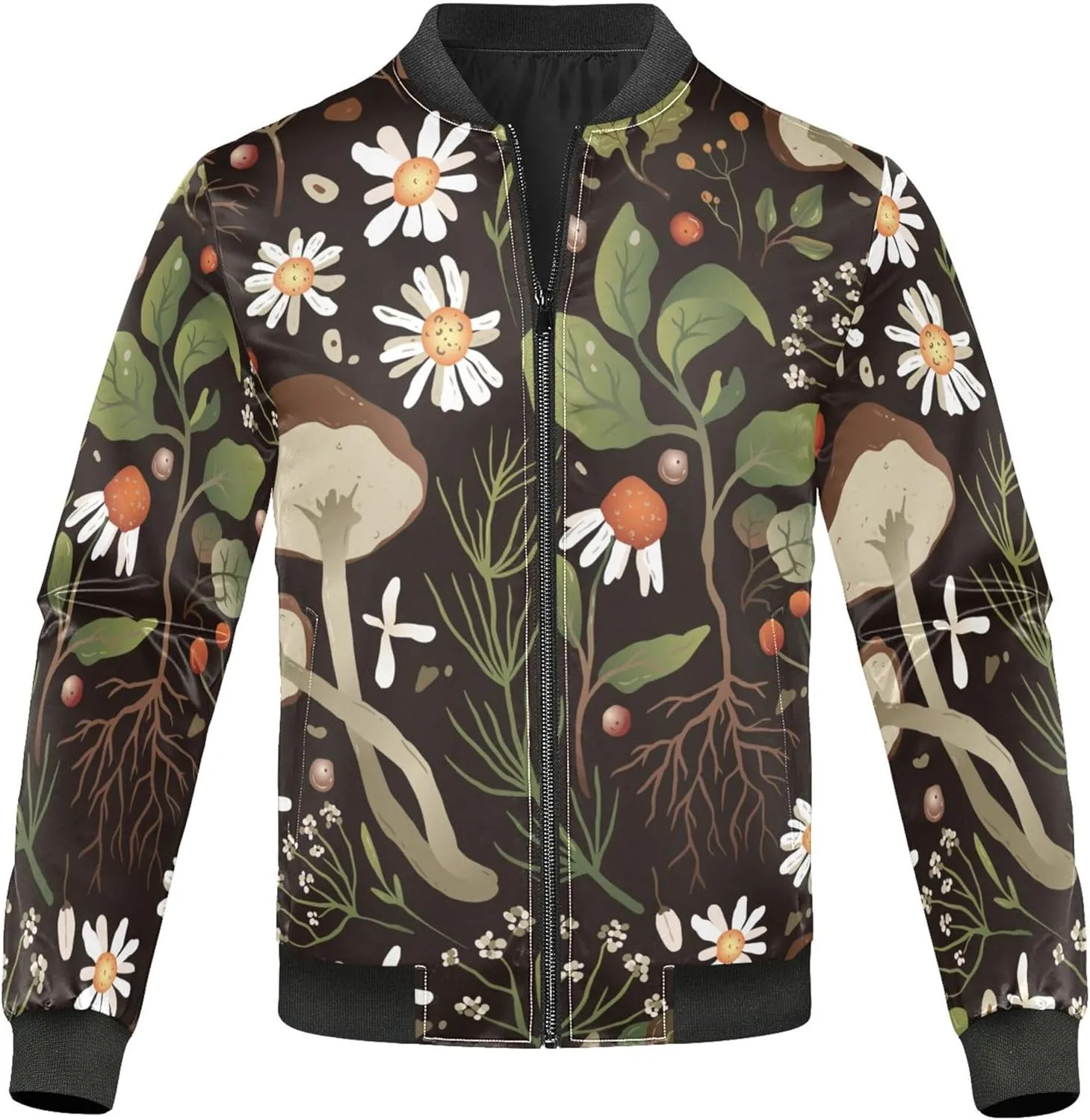 linqin Hand Drawn Trendy Personalized Mens Rain Jacket Lightweight Waterproof Light Windbreaker Jackets For Men Mens Jackets