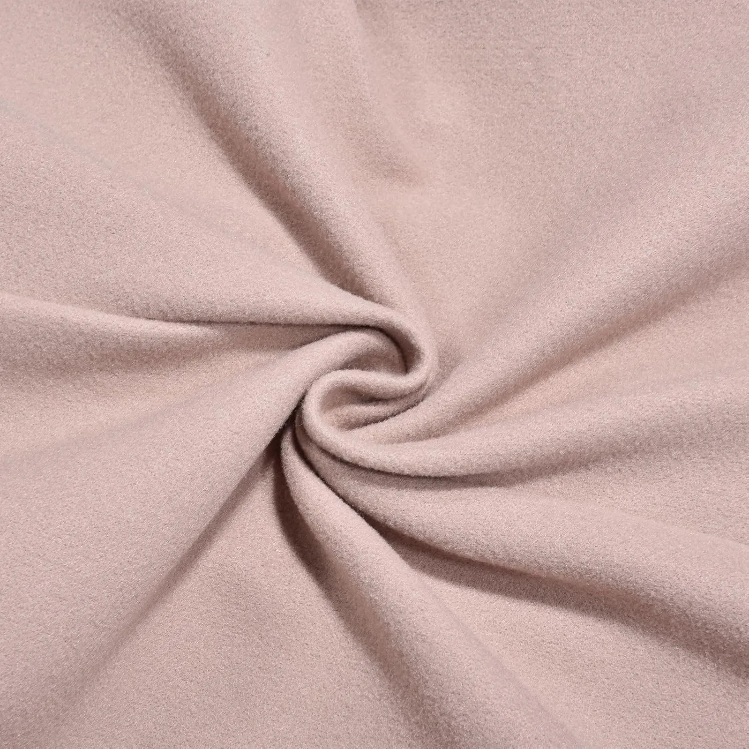 Long Wool Soft Coats for Women Double Breasted Trench Coat Winter Work Office Notch Lapel Overcoat Pocketed Outwear