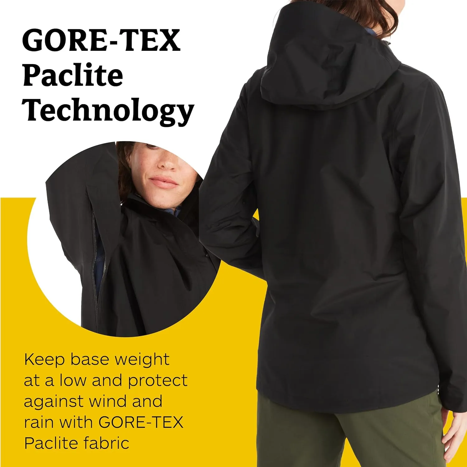 MARMOT Women's GORE-TEX Minimalist Rain Jacket - Packable, Breathable, Durable Wind & Water Protection