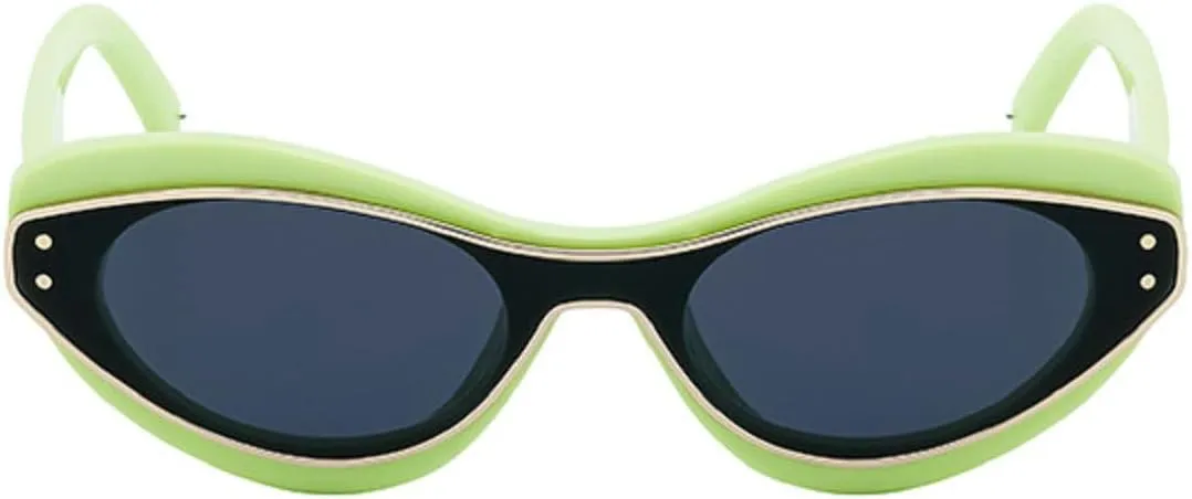 Melrose Sexy Cat Eye Y2K Punk Sunglasses Women Luxury Fashion One-Piece Sun Glasses Vintage UV400 Eyewear For Ladies ZS-98296