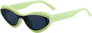 Melrose Sexy Cat Eye Y2K Punk Sunglasses Women Luxury Fashion One-Piece Sun Glasses Vintage UV400 Eyewear For Ladies ZS-98296
