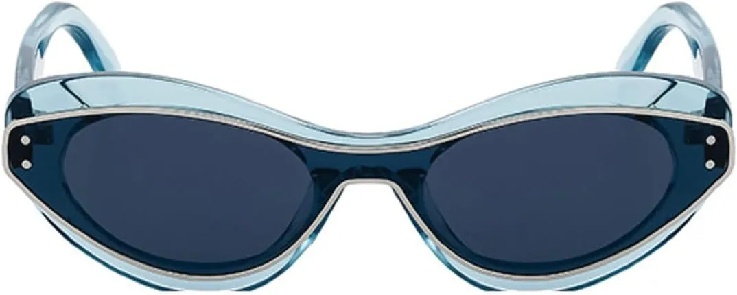 Melrose Sexy Cat Eye Y2K Punk Sunglasses Women Luxury Fashion One-Piece Sun Glasses Vintage UV400 Eyewear For Ladies ZS-98296