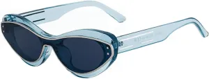 Melrose Sexy Cat Eye Y2K Punk Sunglasses Women Luxury Fashion One-Piece Sun Glasses Vintage UV400 Eyewear For Ladies ZS-98296