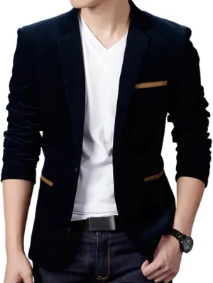 Men Blazer Autumn High Classic Busines Coat Slim Fit Men Suit Blazers Men