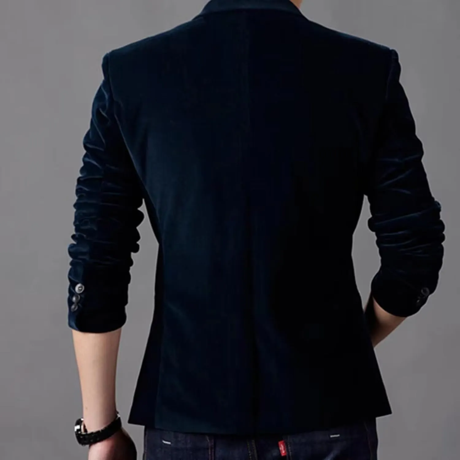 Men Blazer Autumn High Classic Busines Coat Slim Fit Men Suit Blazers Men