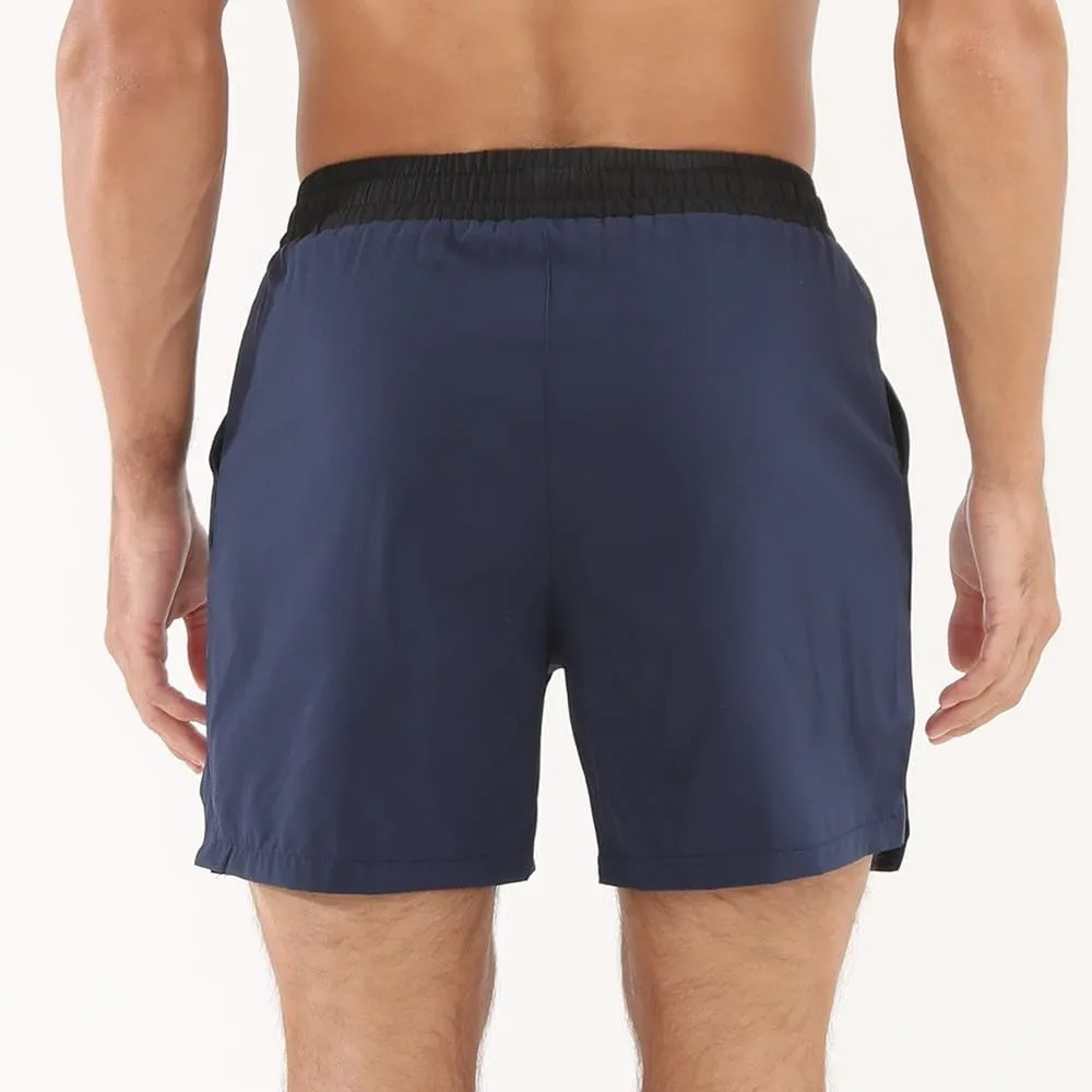 Mens Athletic Shorts with Pockets Quick Dry Running Workout Gym Joggers Shorts Casual Drawstring Elastic Waist Pants