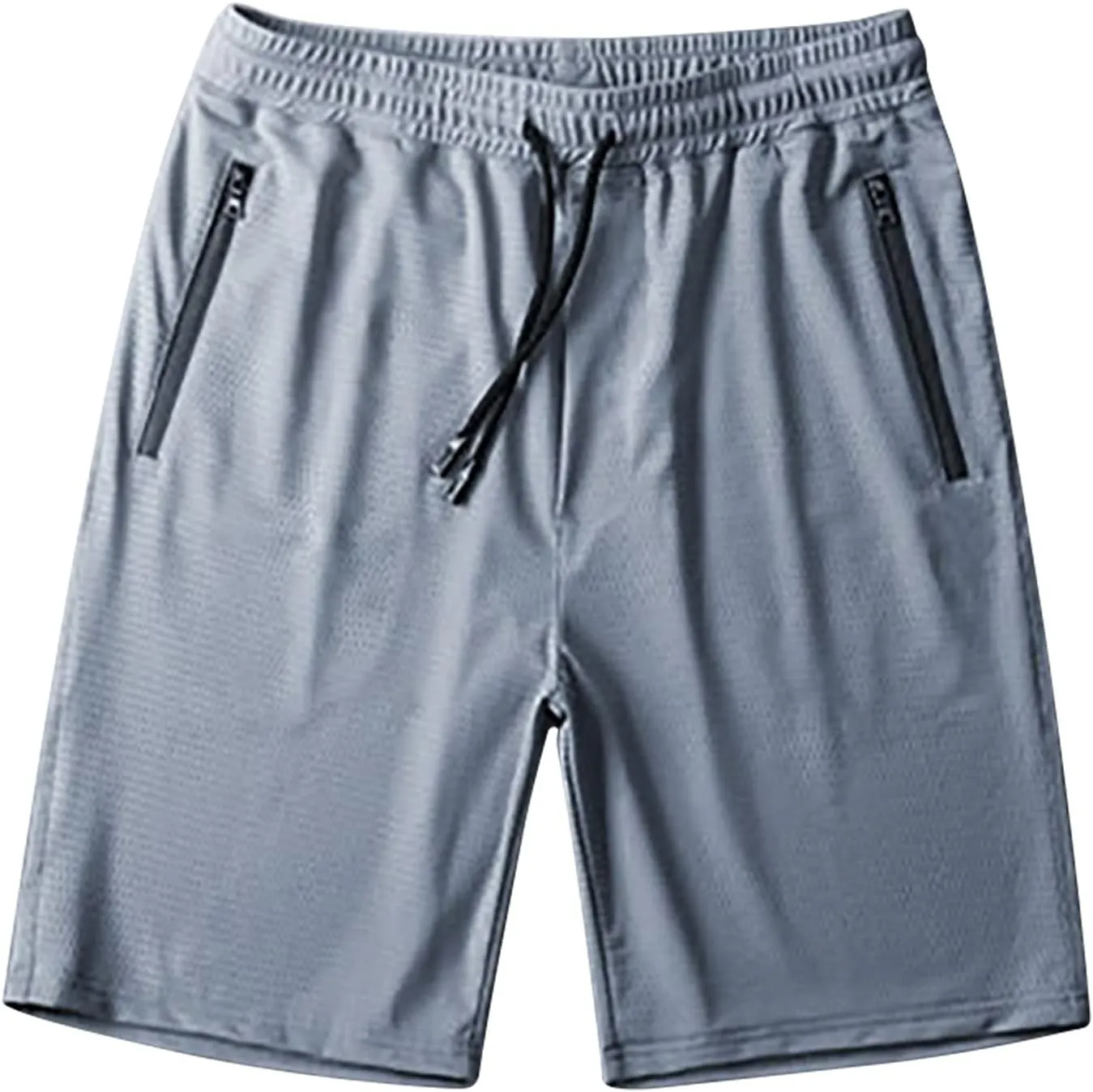 Mens Athletic Shorts with Zipper Pockets, Running Quick Dry Shorts for Men, Sports Short Gym Shorts