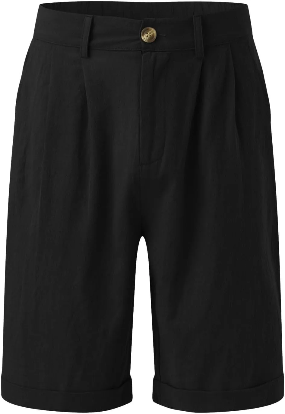 Men's Casual Shorts Lightweight Linen Short Pant Summer Hawaiian Beach Shorts Outdoor Workout Shorts