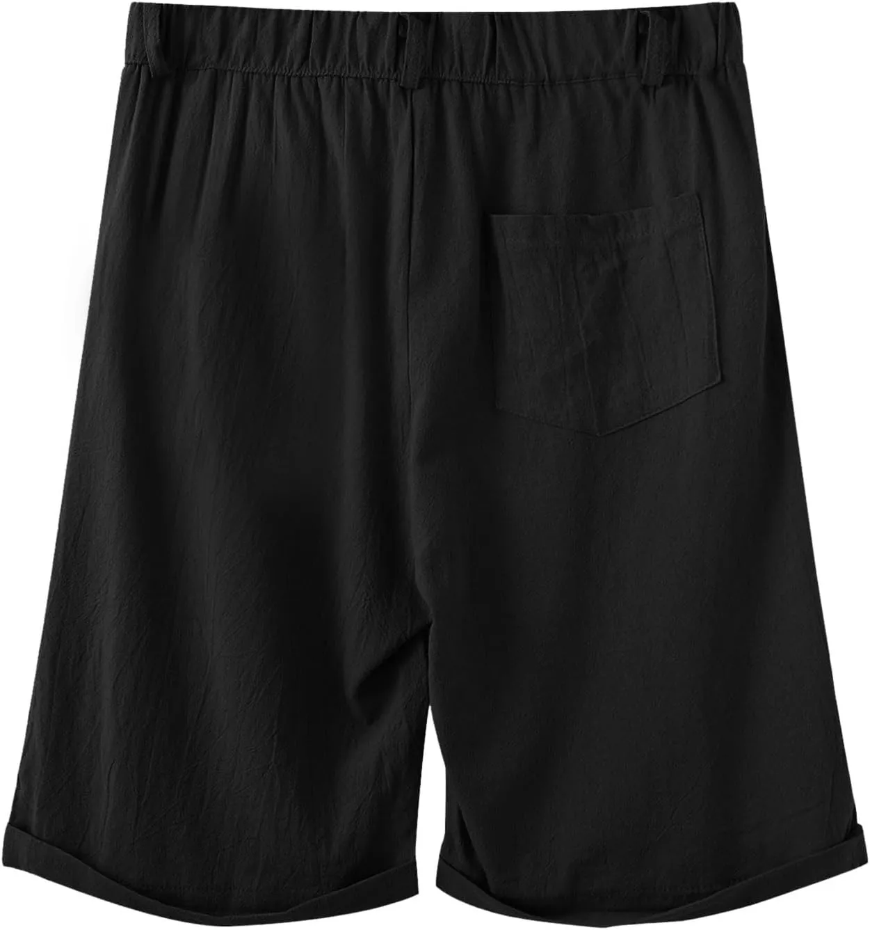 Men's Casual Shorts Lightweight Linen Short Pant Summer Hawaiian Beach Shorts Outdoor Workout Shorts