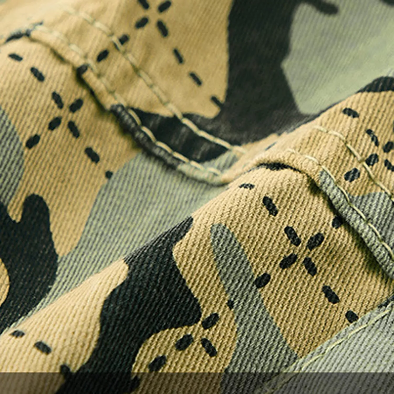 Mens Cotton Shorts Casual Camo Slim Fit Multi Pocket Zipper Straight Summer Linen Shorts Outdoor Sport Shorts