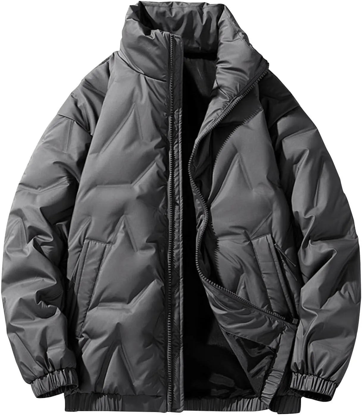 Men's Down Puffer Jacket Thicken Warm Winter Coats