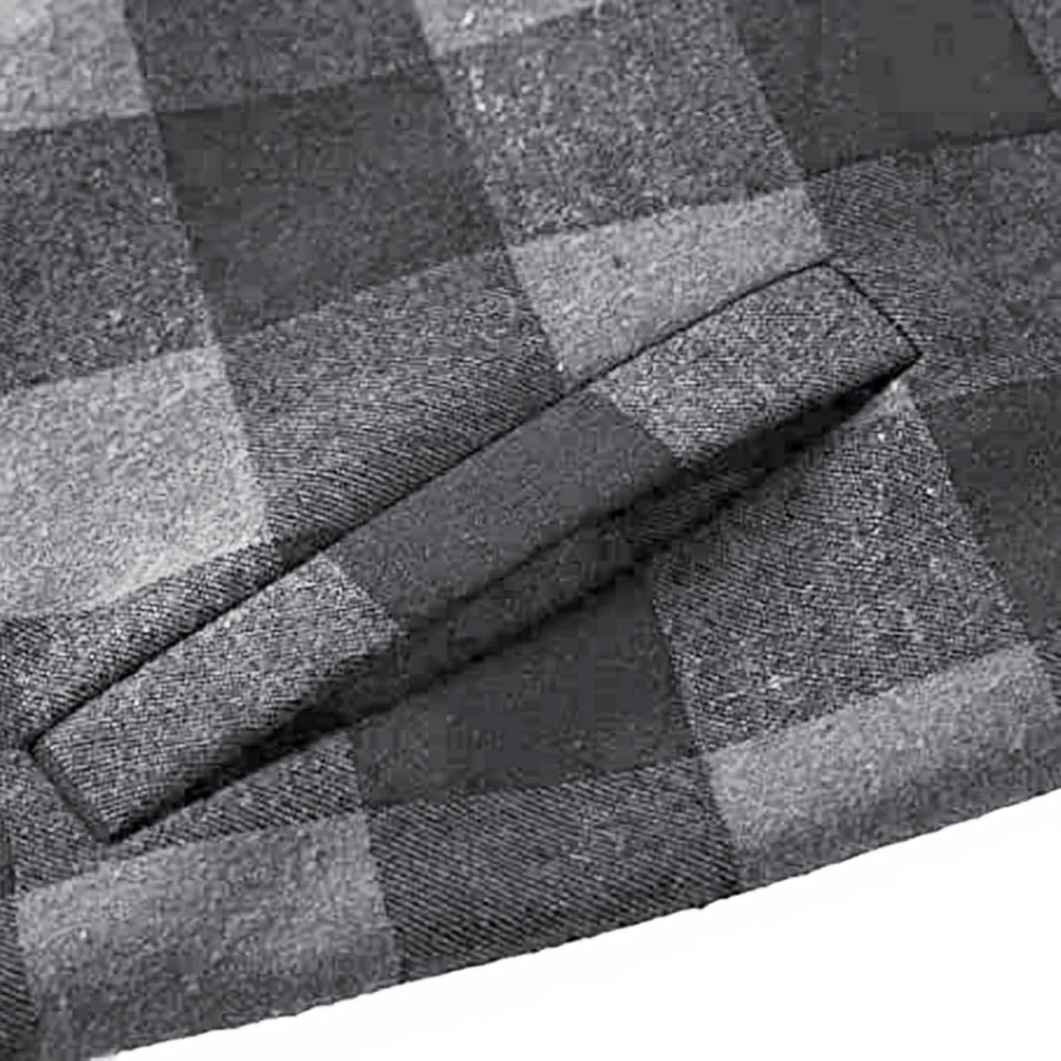 Mens Fleece Flannel Plaid Shirt Jacket Outwear Winter Coats Sherpa Lined Full Zip Hooded Plaid Shirt Jacket Thermal Coat