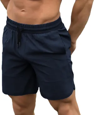 Men's Gym Workout Shorts 7 Inch Quick Dry Casual Athletic Shorts Lightweight Running Bodybuilding Shorts with Pockets