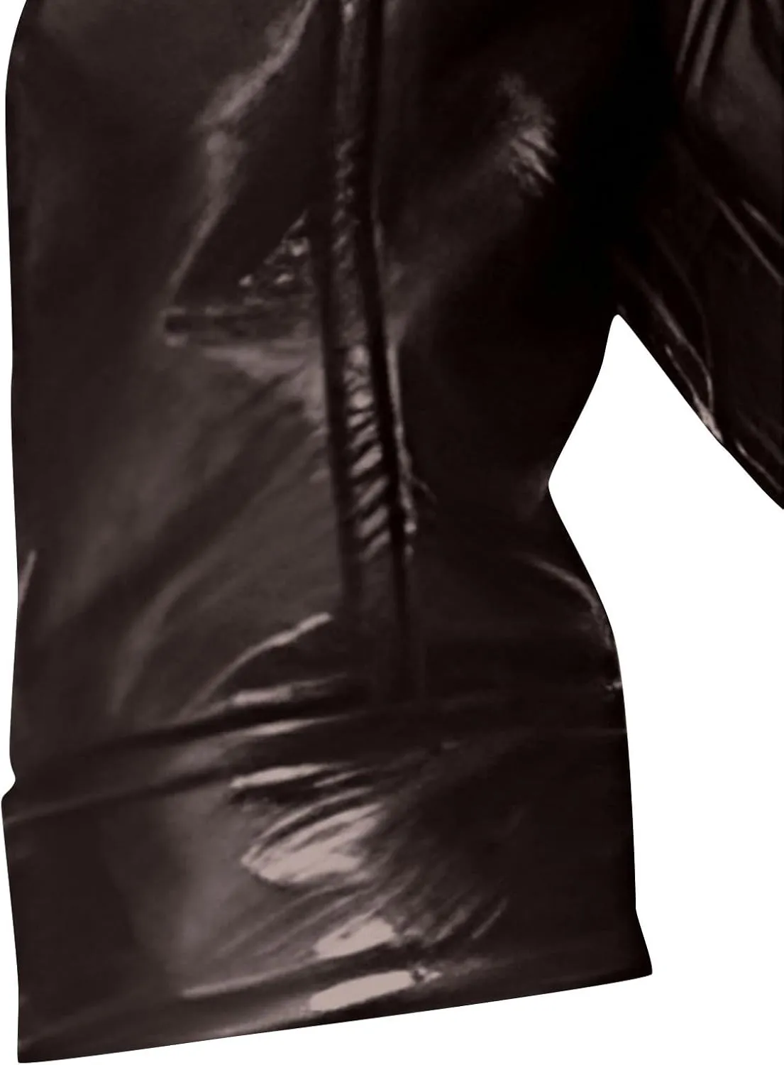 Mens Leather Jacket Stand Collar Moto Jacket Waterproof Motorcycle Jacket Faux Leather Jacket Casual Biker Jacket