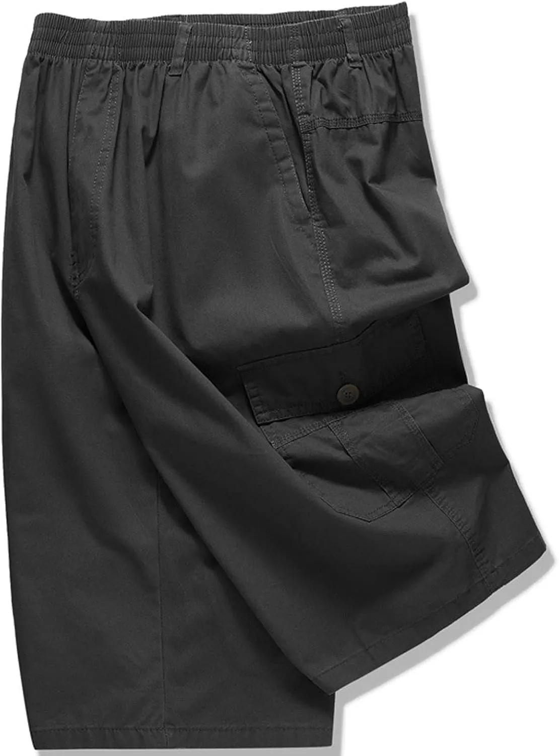 Mens Lightweight Comfy Soft Cotton Shorts Classic Fit Loose Lounge Shorts Summer Fashion Outdoor Active Work Shorts