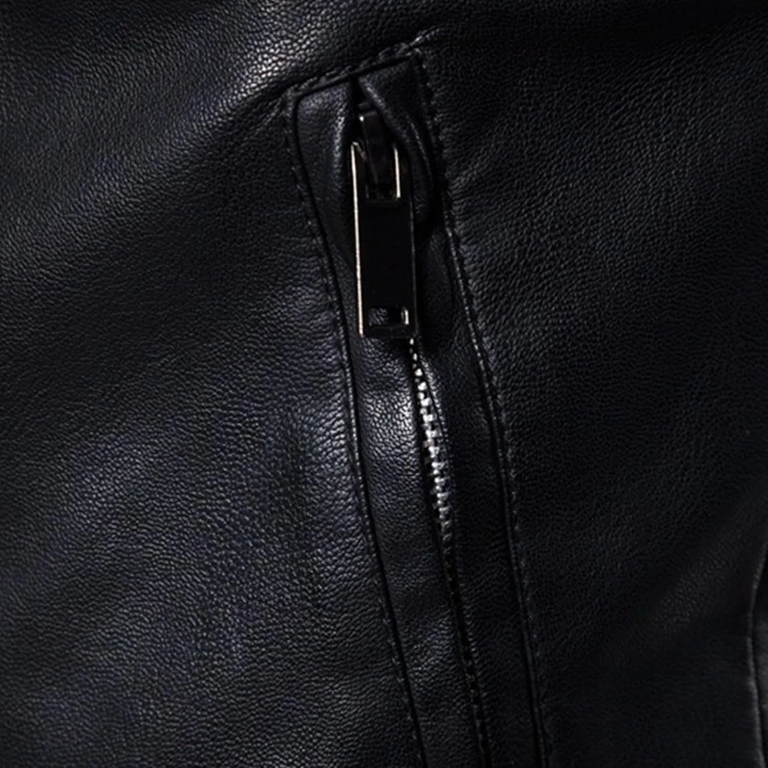 Men's Quilted Cafe Racer Moto Jackets Slim Fit Motorcycle Faux Leather Jacket Faux Leather Motorcycle Jacket