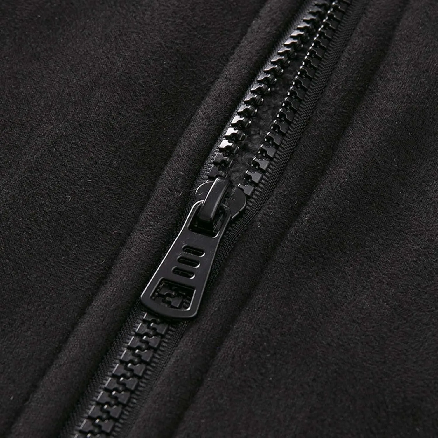 Men's Sherpa Coat Fleece Lined Long Sleeve Zip Up Outerwear Casual Winter Warm Solid Color Hooded Jacket with Pockets