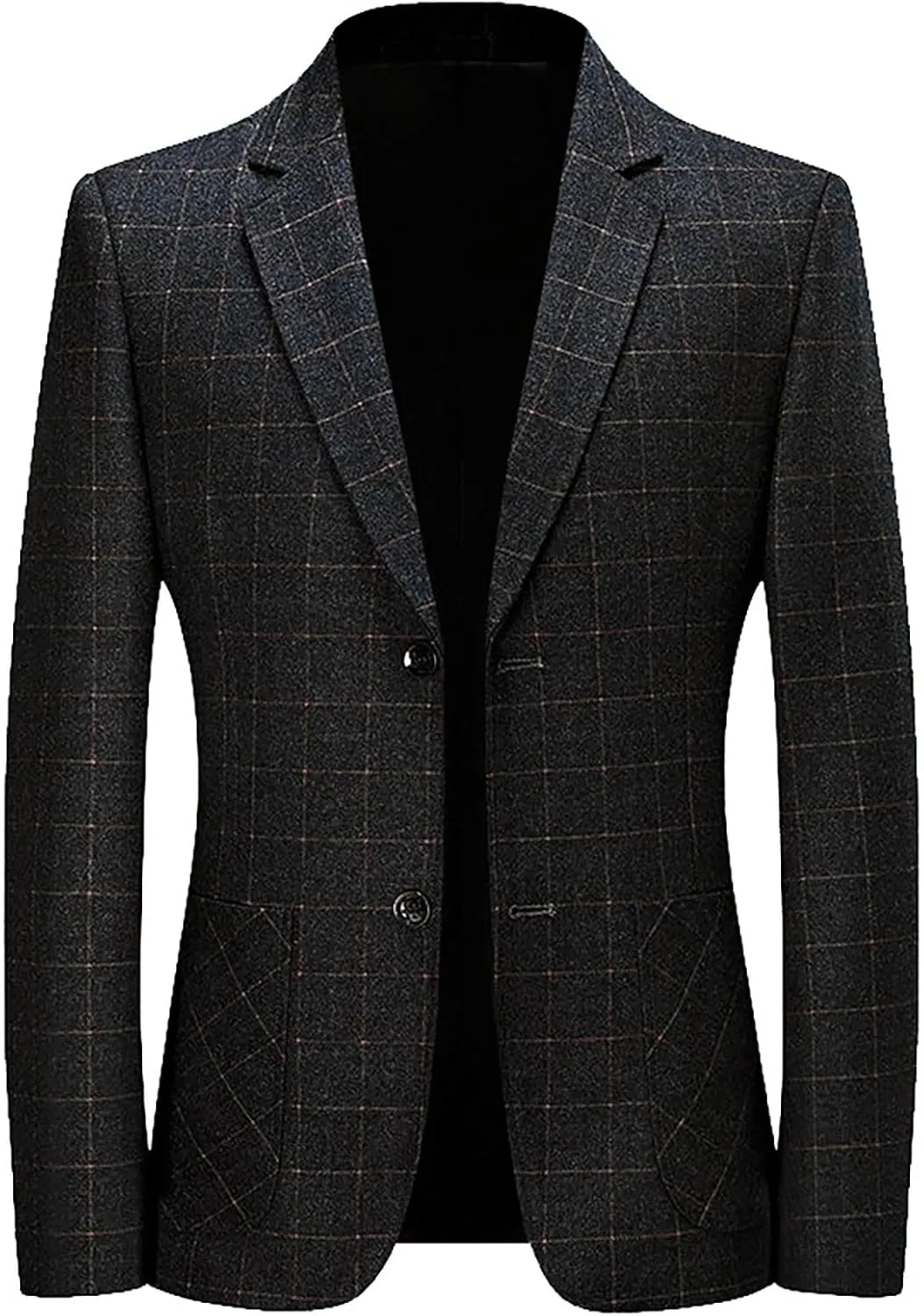 Men's Suit JacketsCasual Long Sleeve Loose Fit Business Blazer Vintage Classic Fit Lightweight Sport Coat Blazer