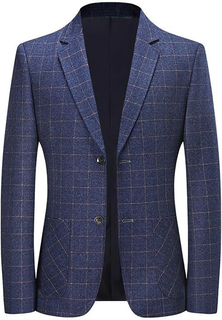 Men's Suit JacketsCasual Long Sleeve Loose Fit Business Blazer Vintage Classic Fit Lightweight Sport Coat Blazer