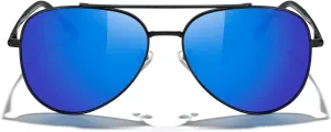 MERRY'S Classic Mirrored Aviator Sunglasses for Men Women Polarized Driving Fishing Mens Sunglasses