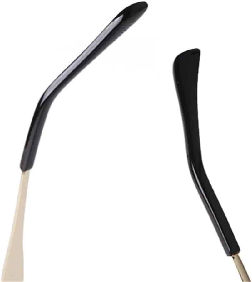Metal Oval Frame Sunglasses Women Men Round Driving Sun Glasses Clear Lens Shades Male UV400