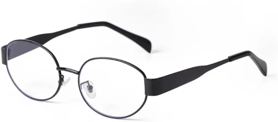 Metal Oval Frame Sunglasses Women Men Round Driving Sun Glasses Clear Lens Shades Male UV400