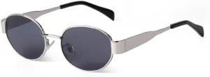 Metal Oval Frame Sunglasses Women Men Round Driving Sun Glasses Clear Lens Shades Male UV400