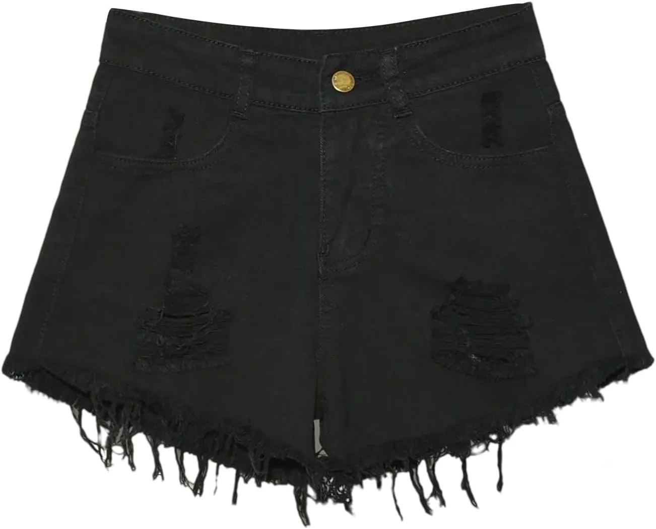 Mid Rise Jean Shorts for Women Womens Distressed Denim Shorts Women's Short Ripped Jeans Summer Vacation