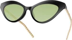 MIZZEO Trendy Cat Eye Sunglasses for Women Men, Retro Vintage 90s Classic Trend Ladies Sunglasses for Small Face