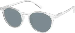 mosanana Round Polarized Sunglasses with Spring Hinges for Women Men Classic Retro Style MS52361