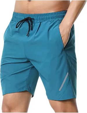 Muscularfit Shorts for Men 2023 Gym Athletic Workout Pockets Shorts Quick Dry Drawstring Elastic Waist Fitness Sport Shorts