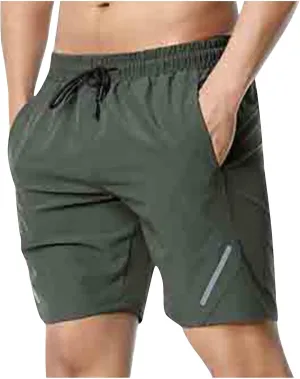Muscularfit Shorts for Men 2023 Gym Athletic Workout Pockets Shorts Quick Dry Drawstring Elastic Waist Fitness Sport Shorts