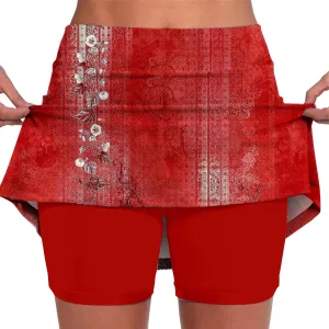 Navy Tennis Skirts for Women Running Shorts Built in Spandex Women Spandex Shorts Women Gym