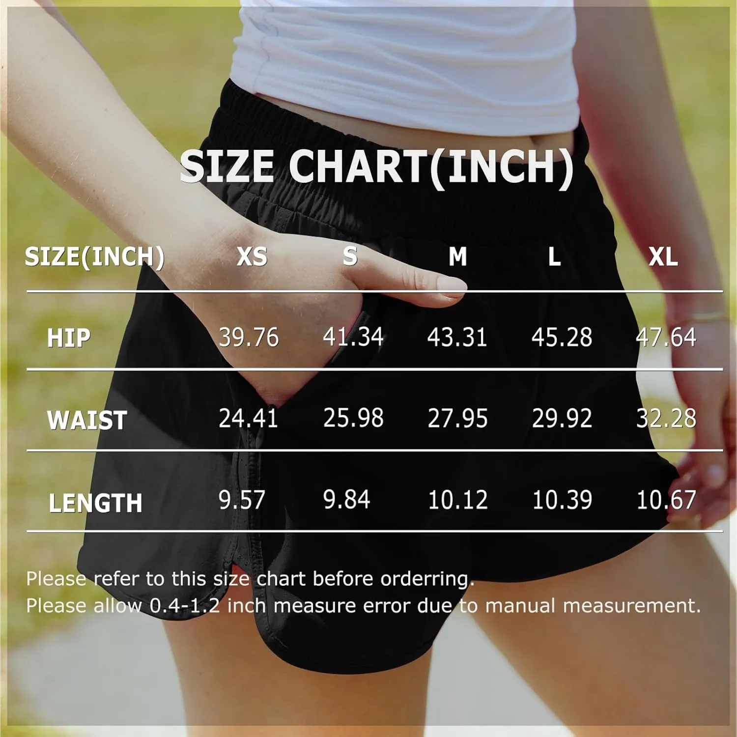 NEXSONIC Athletic Shorts for Women Quick-Dry Running Shorts with Linear Workout Gym Active Sport Shorts