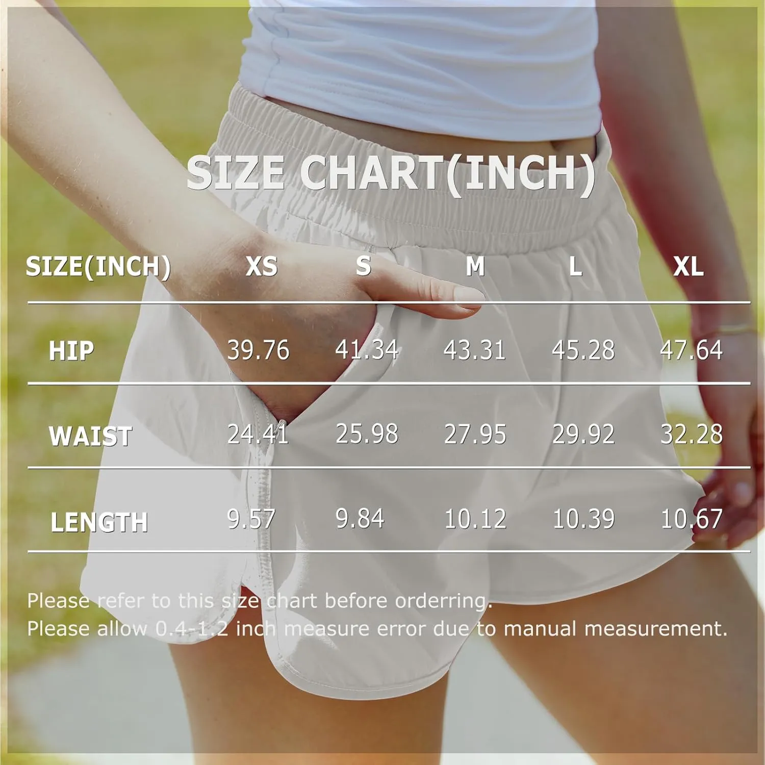 NEXSONIC Athletic Shorts for Women Quick-Dry Running Shorts with Linear Workout Gym Active Sport Shorts
