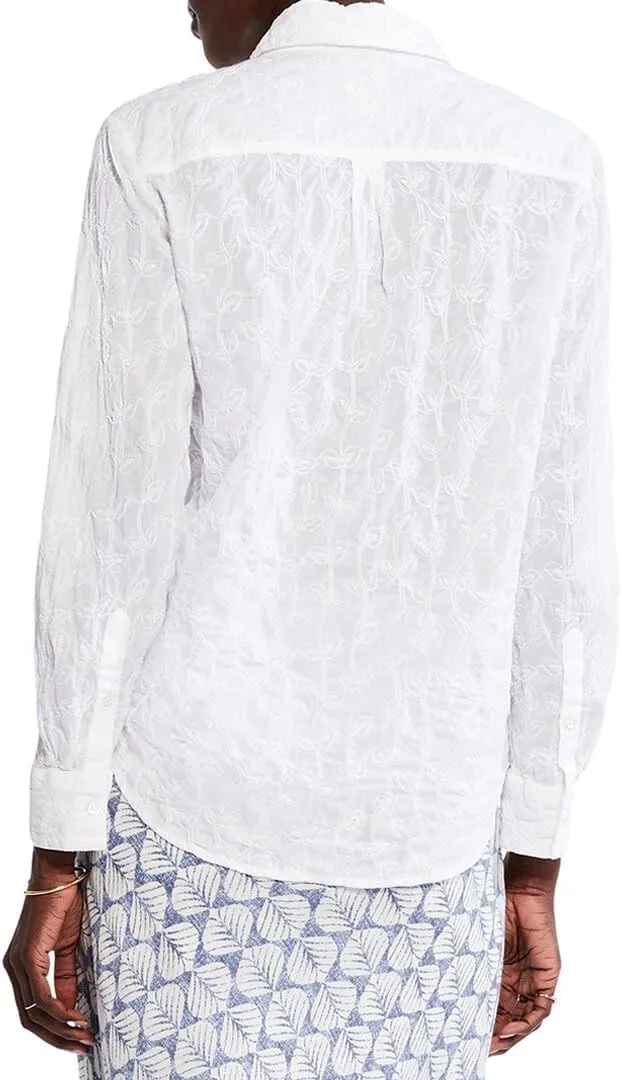 NIC ZOE Women's Petite Embroidered Sky Shirt