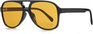 NIDOVIX Polarized Classic Vintage Aviator Sunglasses for Men Women Large Frame Retro 70s Sunglasses