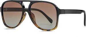 NIDOVIX Polarized Classic Vintage Aviator Sunglasses for Men Women Large Frame Retro 70s Sunglasses
