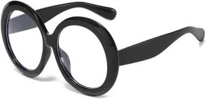 Oversized Round Women Candy Color Glasses Frame Eyewear Men Frame