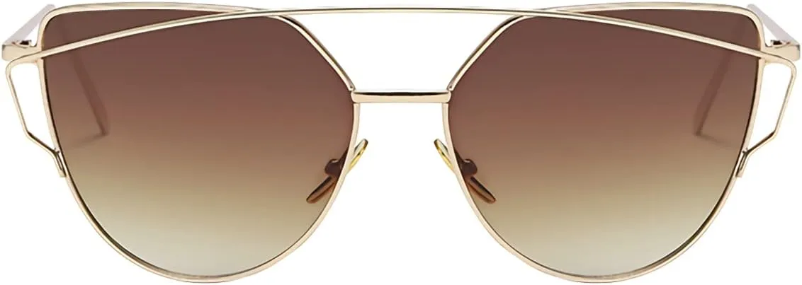 Oversized Square Sunglasses Women, Extra Large Cutting Lens Sun Glasses, Anti UV Ladies Shades Glasses