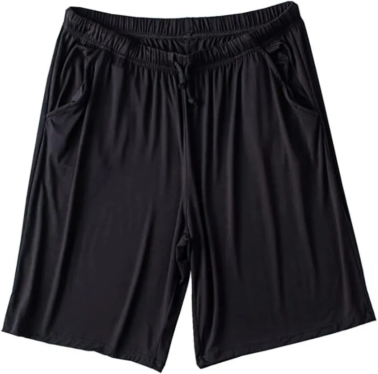 Pajama Shorts for Men - Soft Athletic Lounge Shorts Sport Shorts with Pockets
