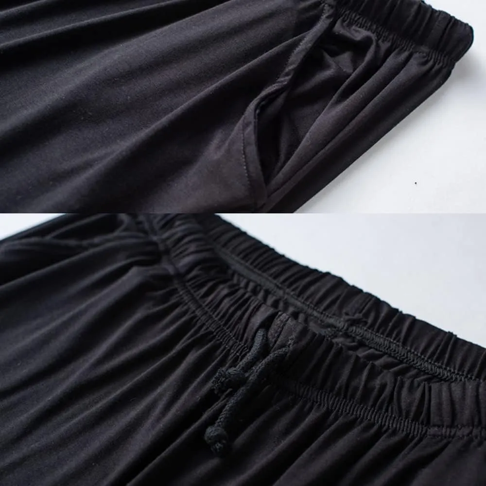 Pajama Shorts for Men - Soft Athletic Lounge Shorts Sport Shorts with Pockets