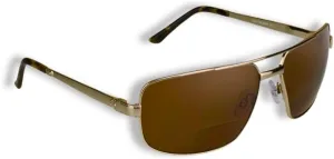 proSPORT Square Aviator Polarized Bifocal Sunglasses Readers Rectangle Fishing Driving Boating Metal Dark Grey Men Women