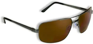 proSPORT Square Aviator Polarized Bifocal Sunglasses Readers Rectangle Fishing Driving Boating Metal Dark Grey Men Women